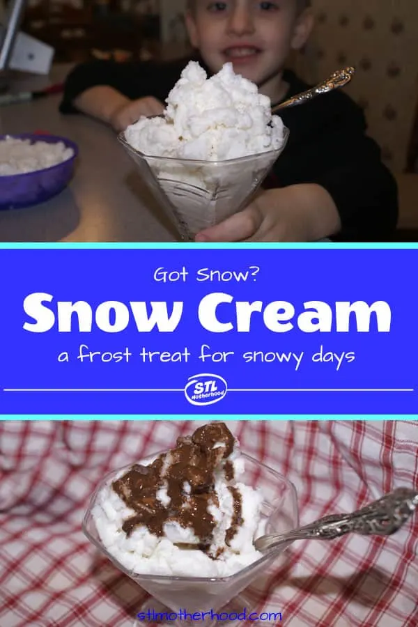 snow cream ice cream recipe