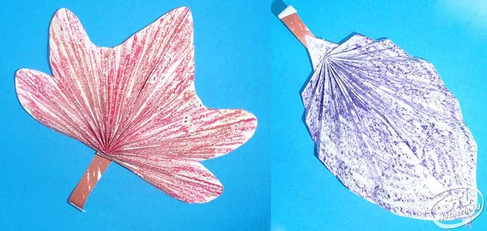 Pinspiration for Kids: Paper Leaves from Old Magazines (with printable)