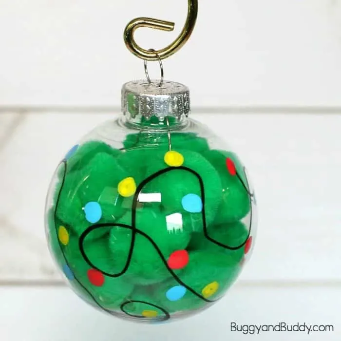 Christmas Light Ornament Craft