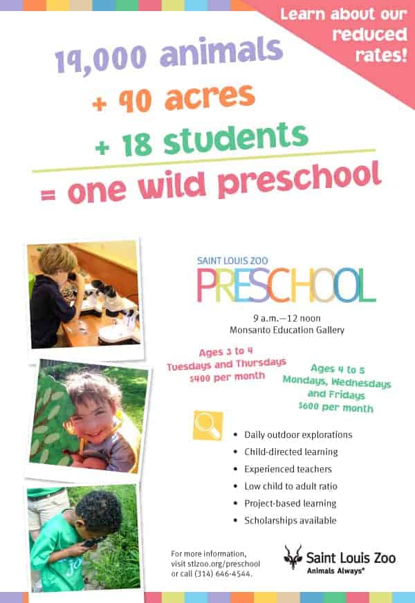 St. Louis Zoo Preschool (let &#39;em run wild) | stlMotherhood