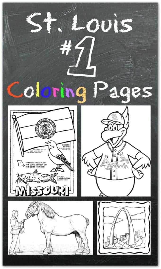 Coloring pages for St. Louis kids! 