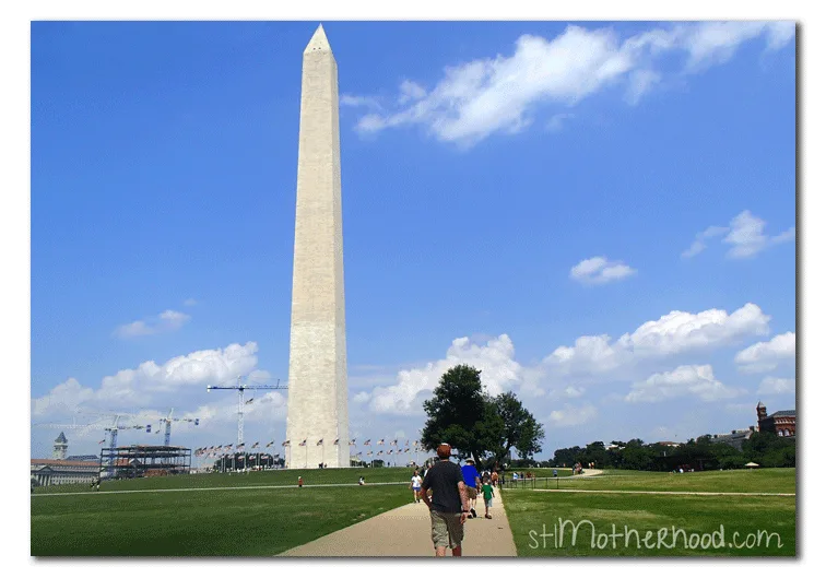 walking in Washington DC