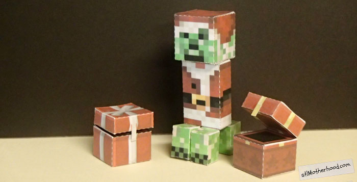 Printable Minecraft 3D Paper Crafts for Kids