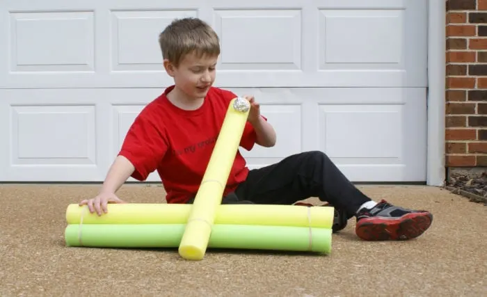 pool noodle catapult