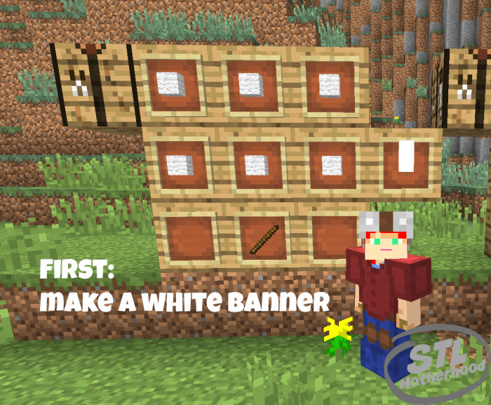 minecraft American flag