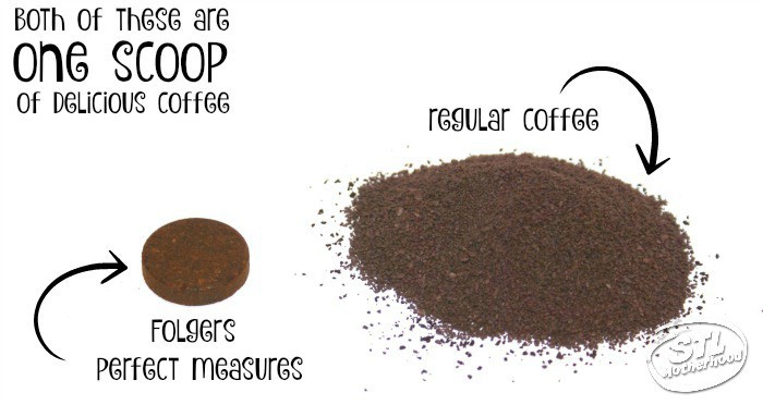 Folgers Perfect Measures is less messy