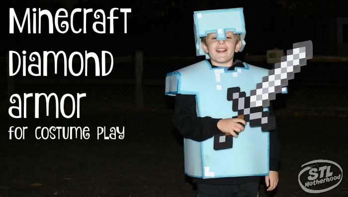 minecraft diamond armor template