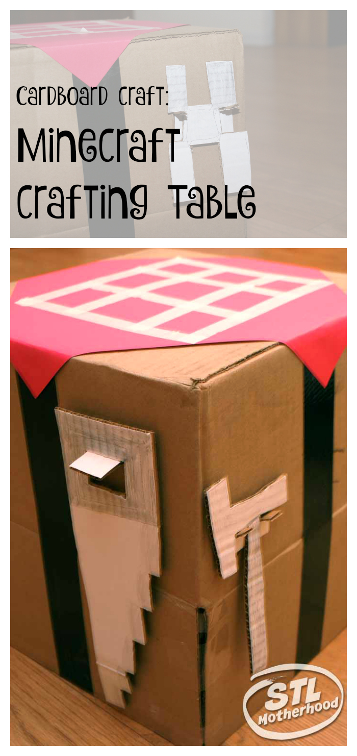 Make it Real: Minecraft Crafting Table DIY - stlMotherhood