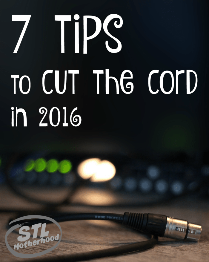 cut the cord in 2016