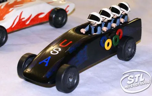 pinewood derby race car driver