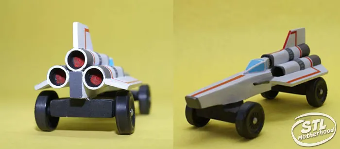 pinewood derby spaceship