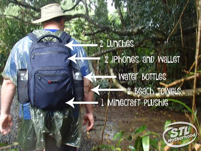 Everything fit in the ecbc backpack