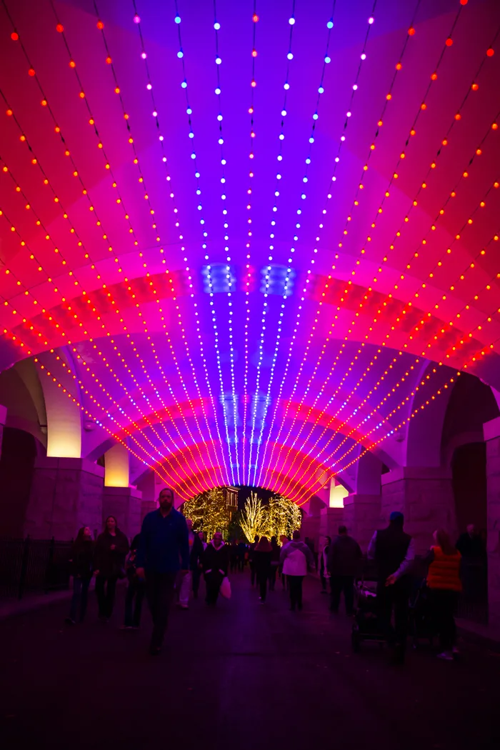 Brewery Lights in St. Louis tunnel