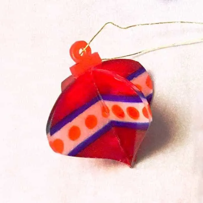 3D Shrinky Dink Christmas Ornament