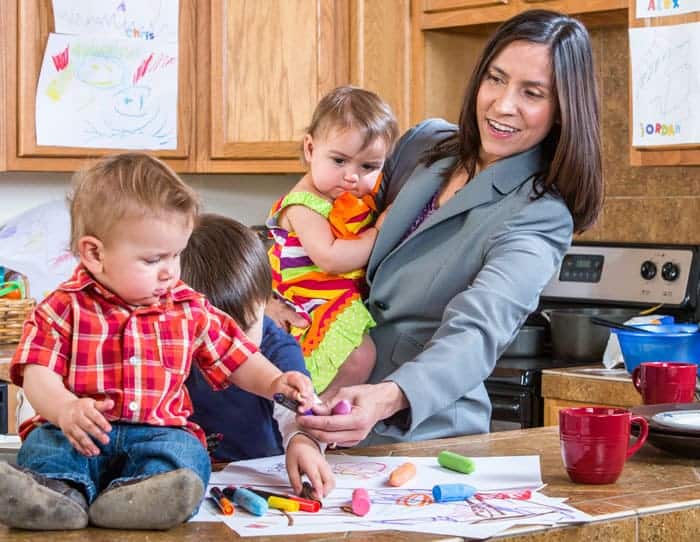 busy mom on mother's day