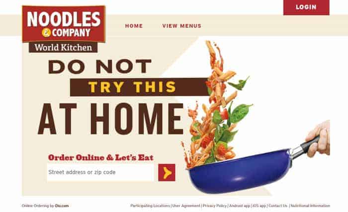 noodles and co online ordering