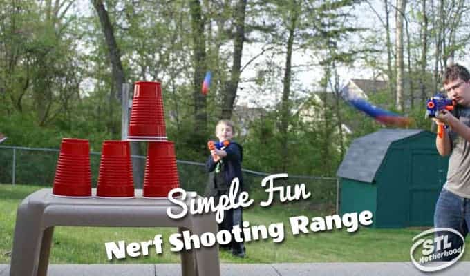 nerf gun target game