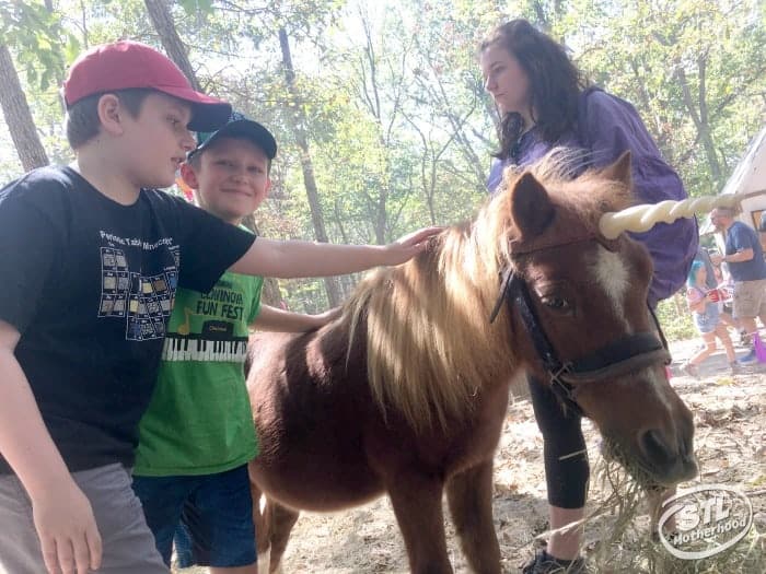 unicorns at the St. Louis Renaissance festival