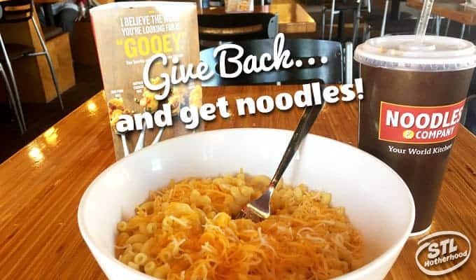 Noodles and Co free noodles on Black Friday