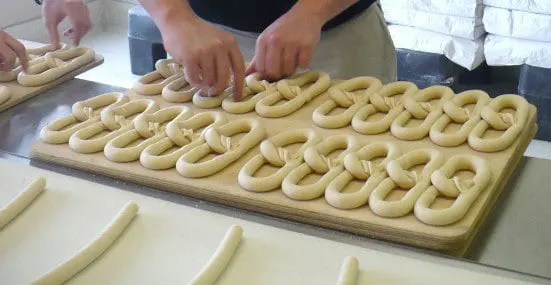 philly pretzel hand made