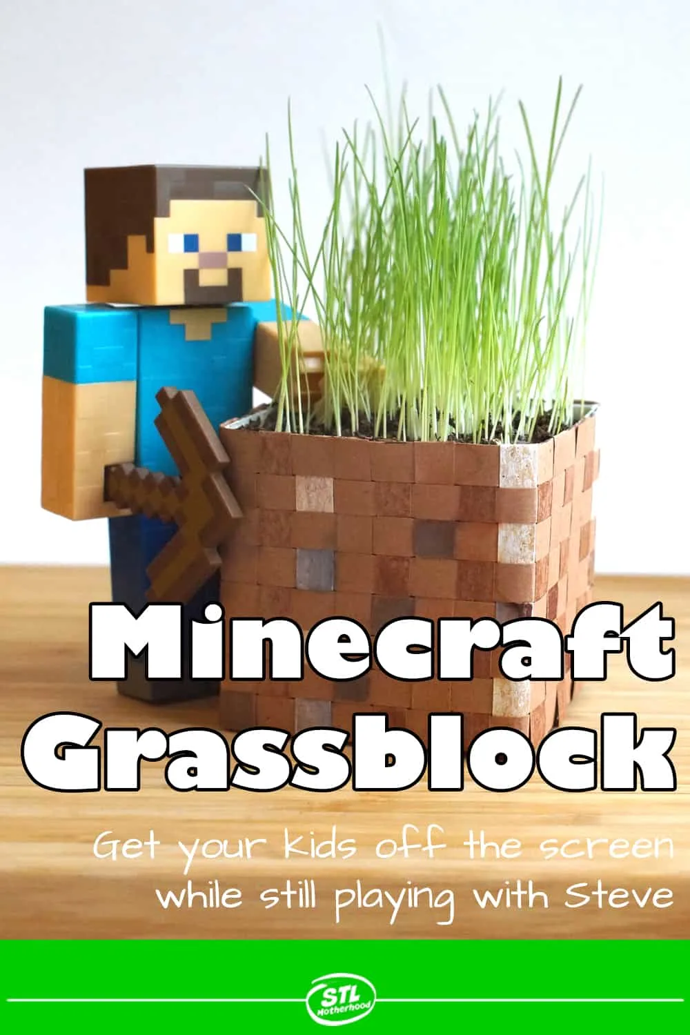 Cute Grass block guy Minecraft Skin