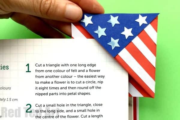 American Flag Bookmark