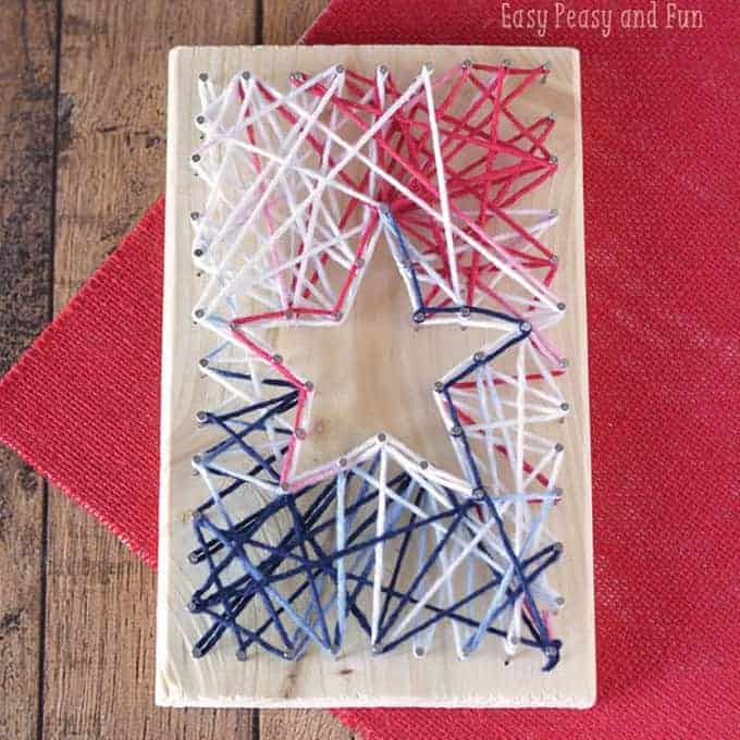 string art star