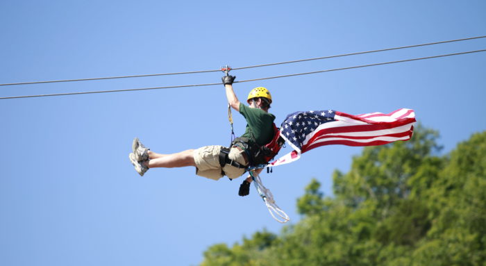 Meramec Caverns zip line