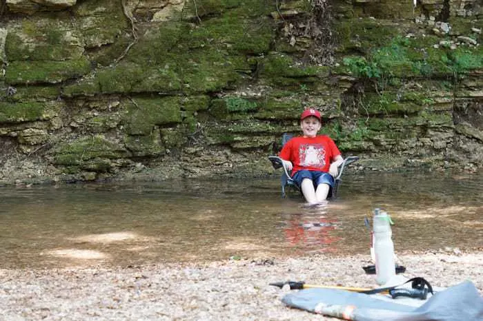 creek at Mastodon state park