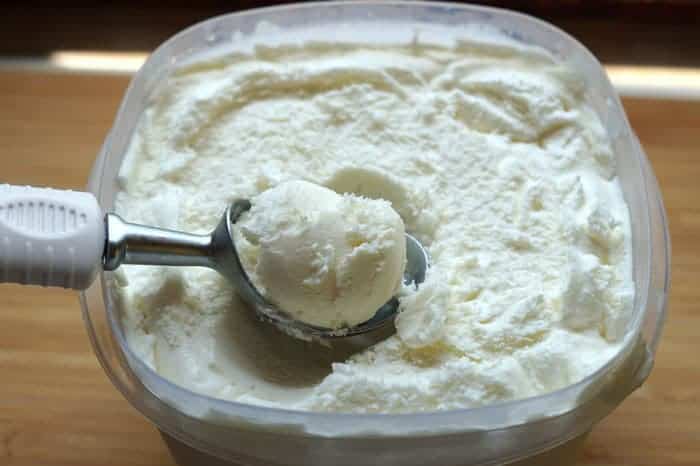 homemade ice cream