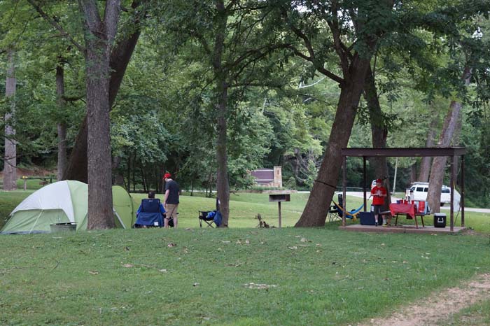 Meramec Caverns camping trip