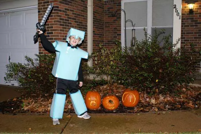 diamond armor minecraft costume