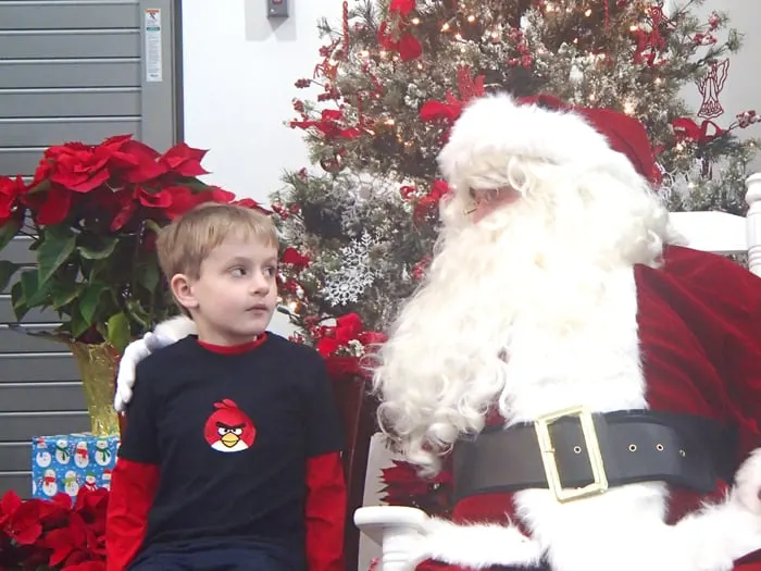 Santa at the Train Museum