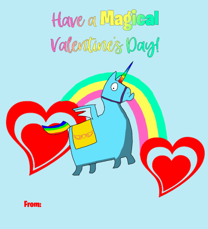 100 Perfect Custom Valentines For Your Kid Free Printables - fortnight valentine