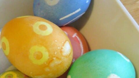 easy polka dot eggs