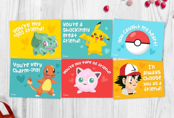 Pokemon valentines