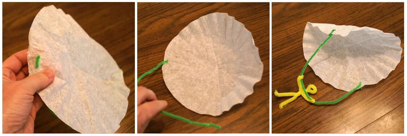 how to make a parachute from a coffee filter