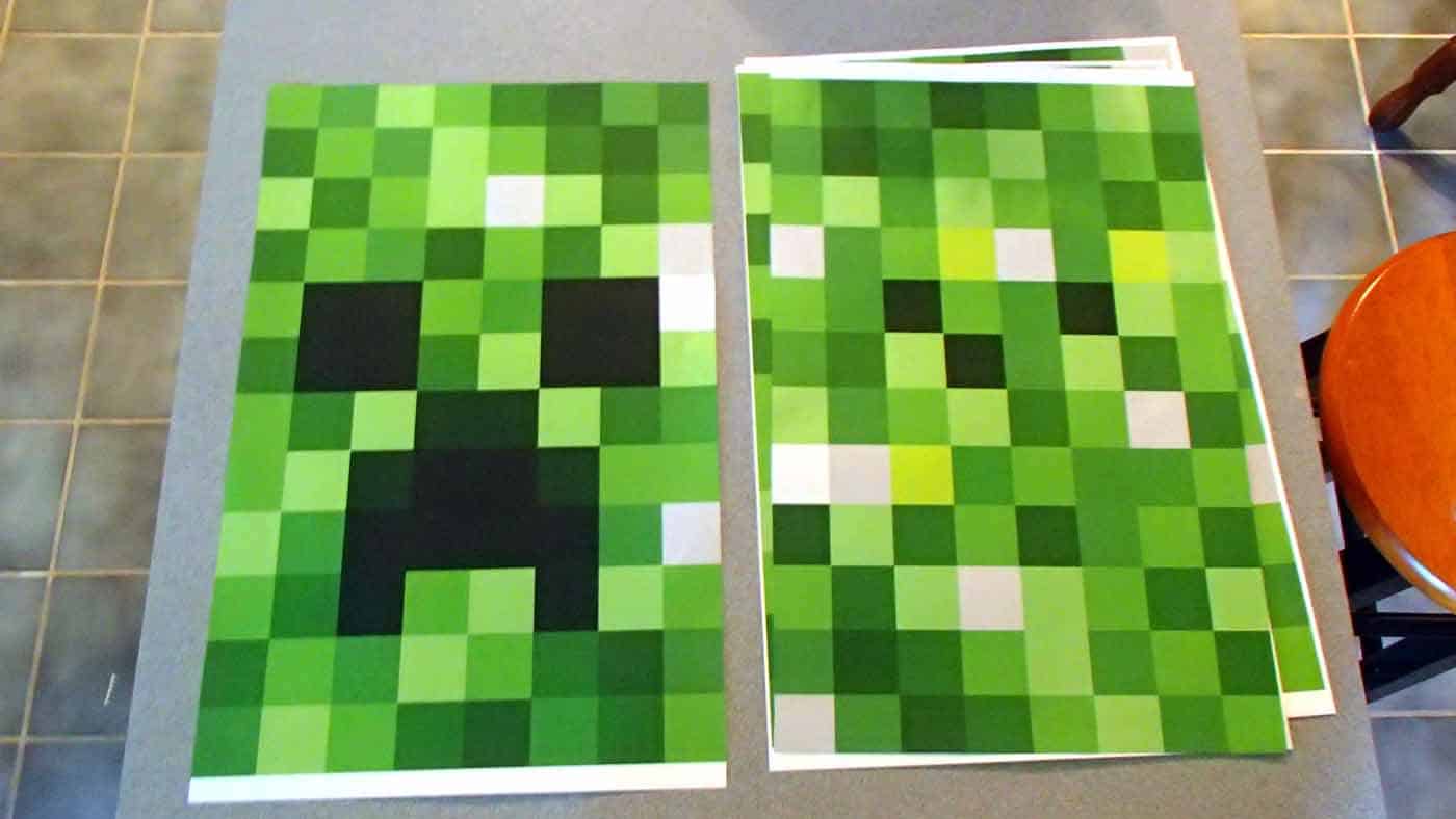 Easy Minecraft Creeper Costume...that's comfy to wear!