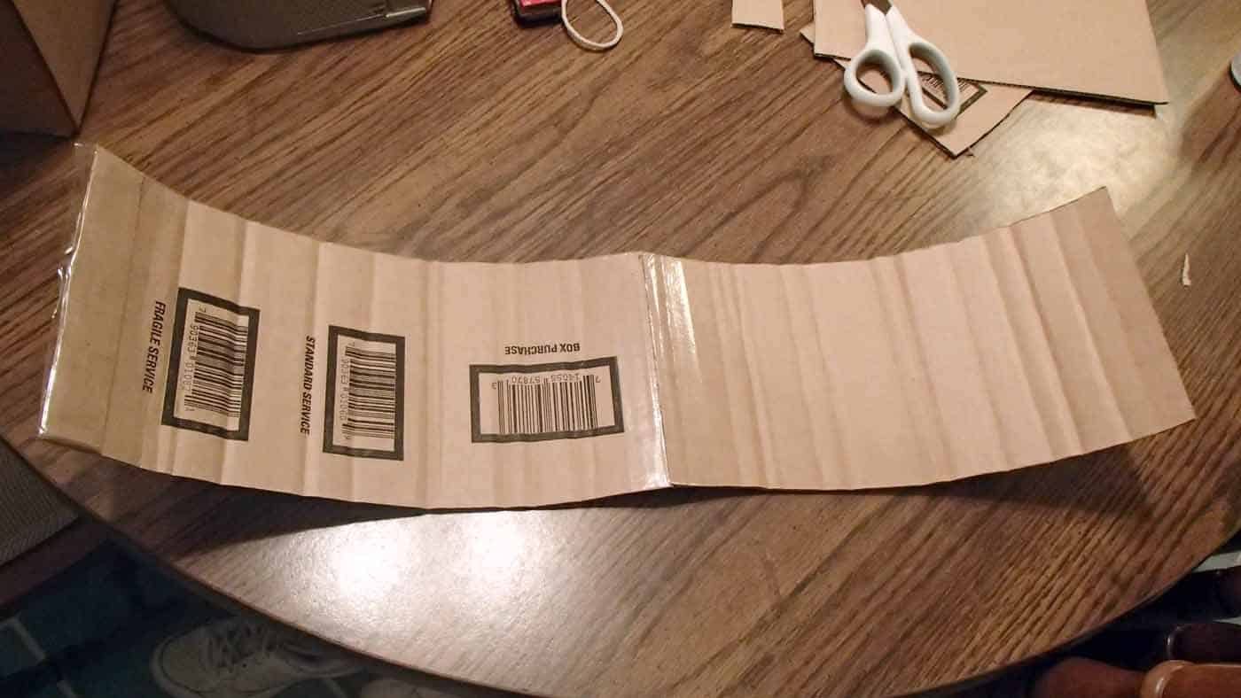 cardboard strip