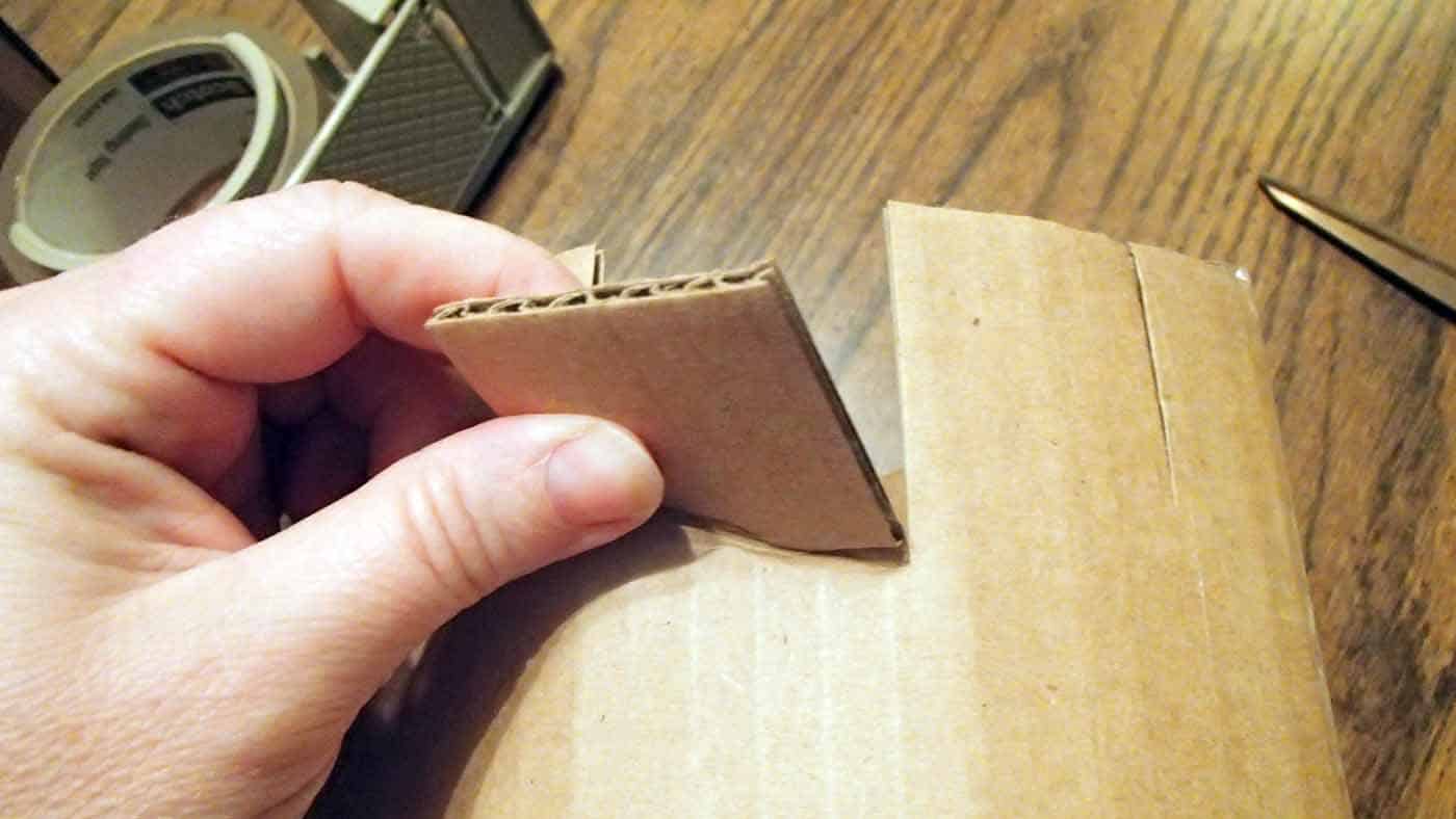 close up of cardboard