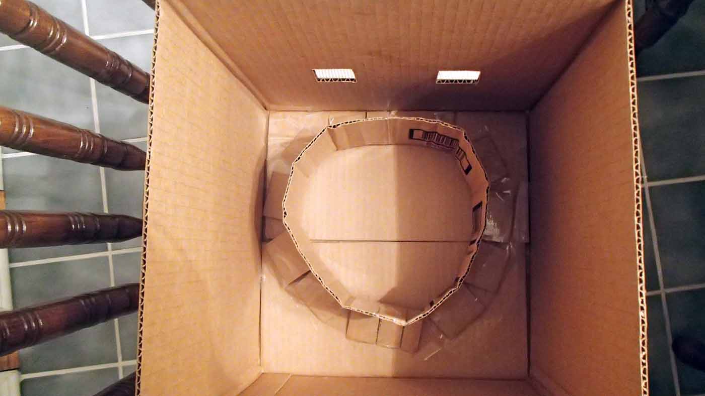 inside box