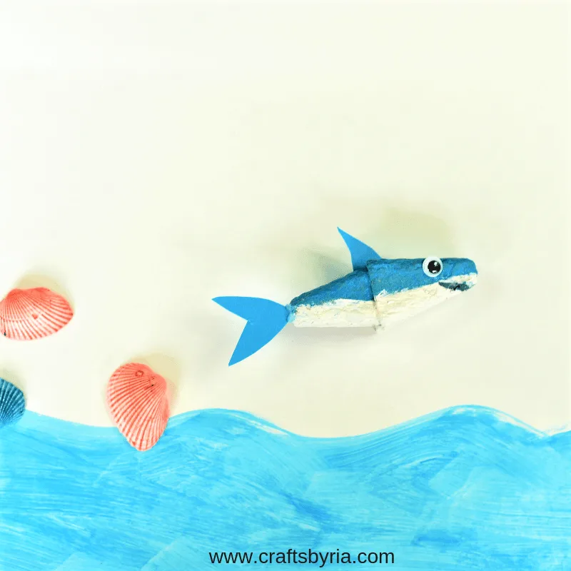 Super Cute Tissue Paper Shark Craft for Preschool Kids That Will