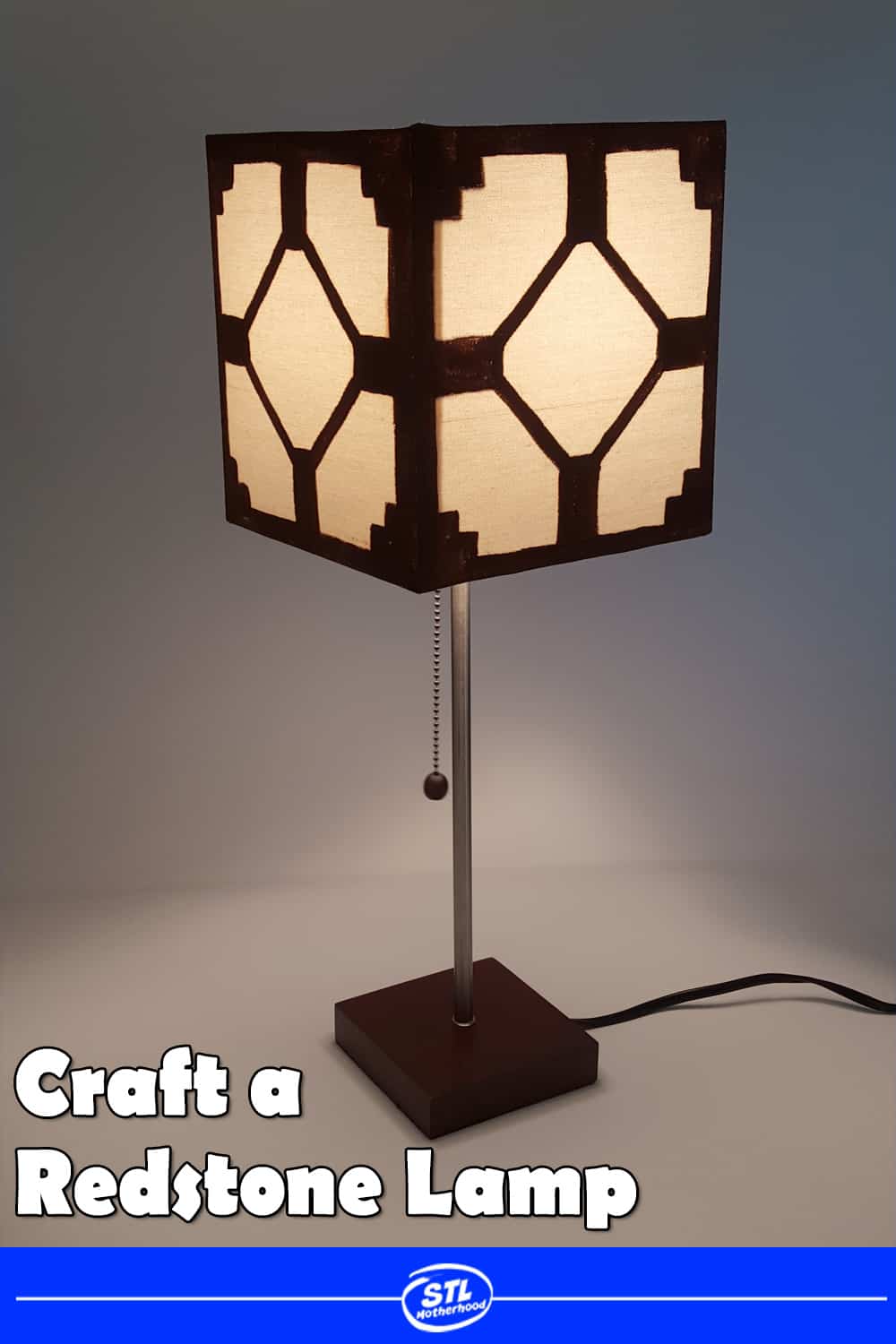 Real Minecraft Redstone Lamp for your Kid's Room