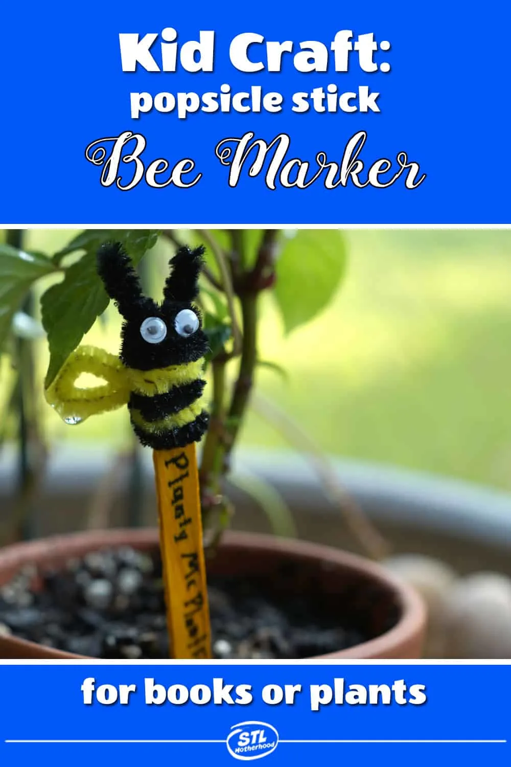 bee garden plant marker