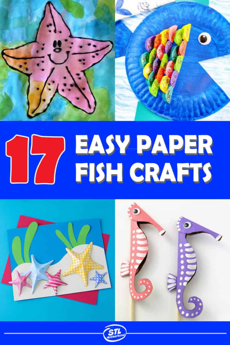 Make an Ocean of Easy Paper Fish (for Kids) - stlMotherhood