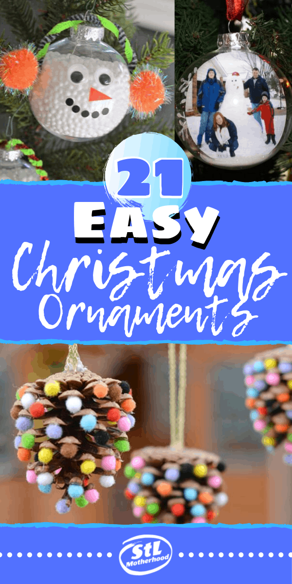 21 Easy DIY Christmas Ornaments for Kids