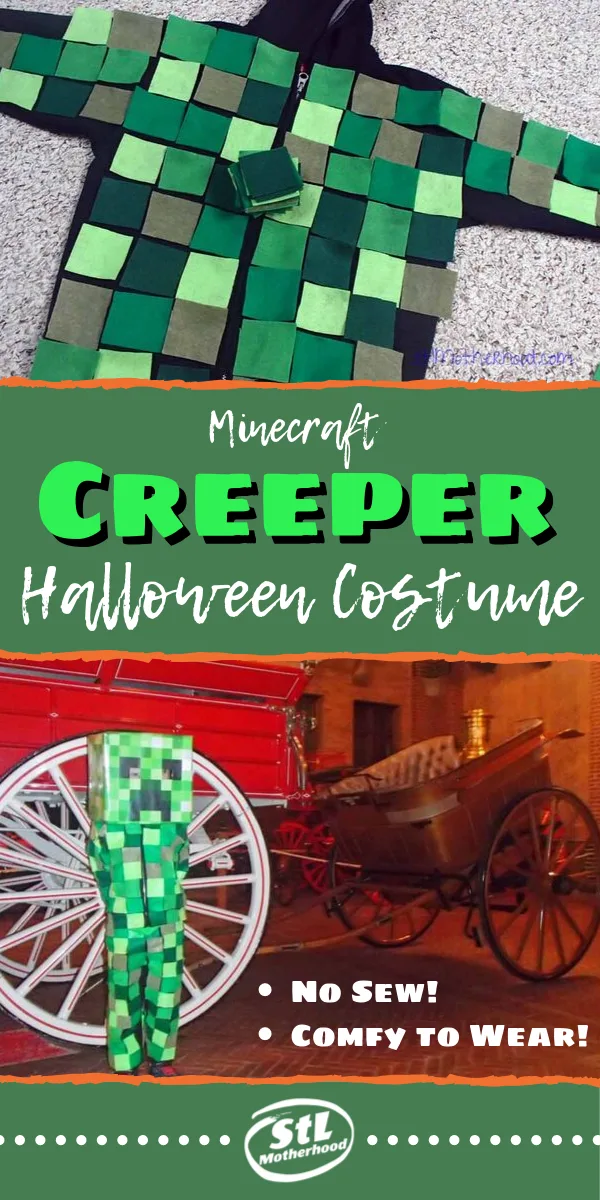 Got a Minecraft fan who wants to be the scariest mob? Then here's the perfect Halloween costume--that's easy to wear!