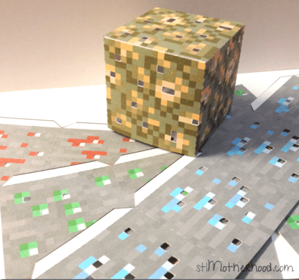 minecraft papercraft glowstone