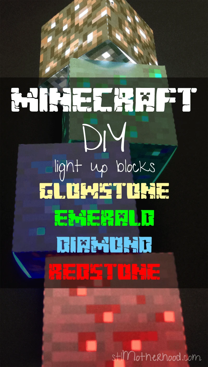 minecraft papercraft glowstone