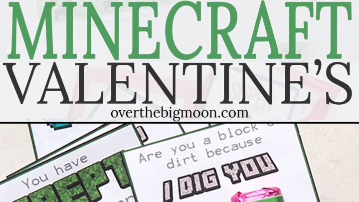 Image for Minecraft Valentine's Printables